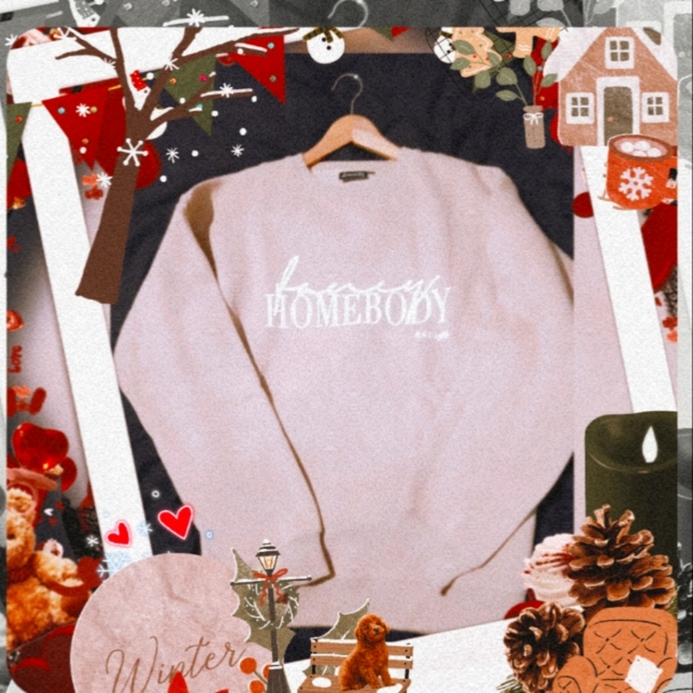 Fancy Homebody crewneck Sweater